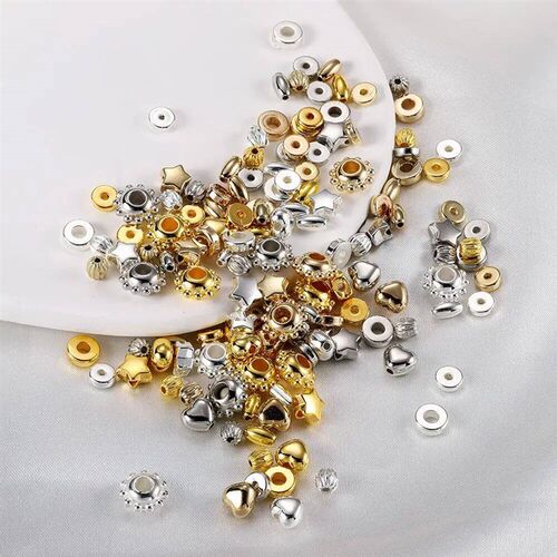 100/200Pcs B Bead Charm Irregular Loose Spacer Bead for DIY