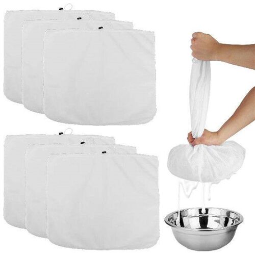 New 6 Pack Brew Bags Extra Large Reusable Straining Bag 250