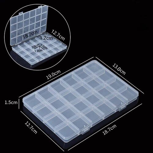 6-32 Grid Transparent Fixed With Slot Beaded Anti-string Gri