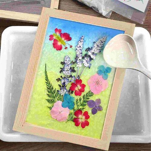 Paper Frame Material Package Handicraft Wooden Screen