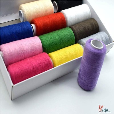 高士针线缝纫机线线线团2手缝线家用缝衣线涤纶线小卷专用