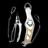 铝合金控鱼器路亚钳装 大物控鱼钳夹鱼器摘取钩抓鱼夹开环剪拉线