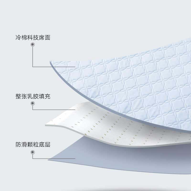 BS/爱彼此93%乳胶可折叠夏季冷棉科技透气柔三件凉席席子,床上用品,乳胶席,淘宝优惠券,粉丝福利购,淘宝优惠卷