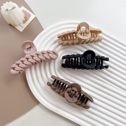 Large tail Luxury Hair Clips for Women Korean Claw Clips Thi