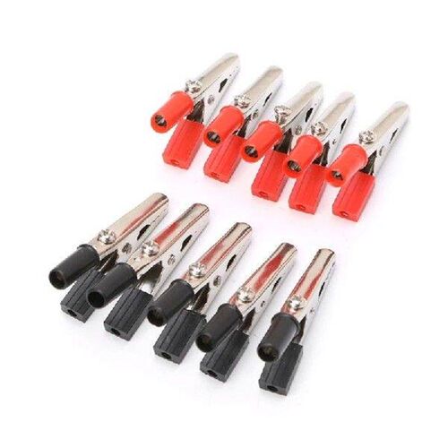 10X Insulated for Crocodile Clips Plastic Handle Cable
