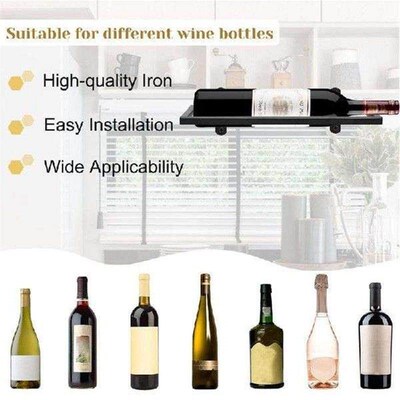 Wall-Mounted Bar Wine Rack Holder Accessories Wine Cellar