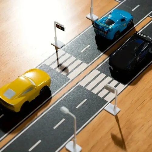 5m Creative DIY Road Highway Railway Train Paper Tape Remova