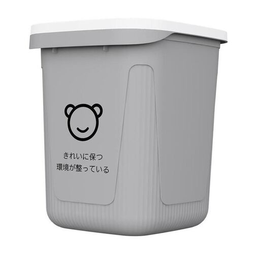 Trash can bathroom kitchen living room lidless paper basket