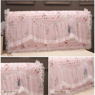 好梦连连韩版布艺蕾丝公主床头罩床头防尘保护皮床田园1.8m