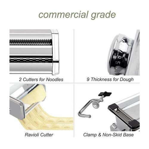 Noodle Pasta Maker Stainless Steel Nudeln Machine Lasagne S1