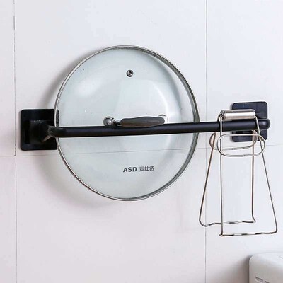 Non punching non trace bathroom towel rack Kitchen multifunc