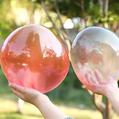 Plastic Bubbles Kids Elastic Bubble Balloons Blow Up Balloon