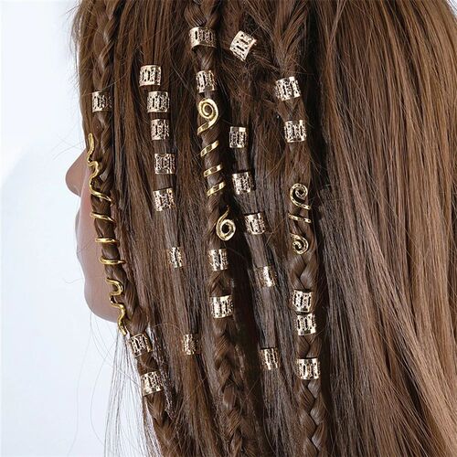 28pcs/set Hairpin for Women Girls Fashion Round Charms Spira