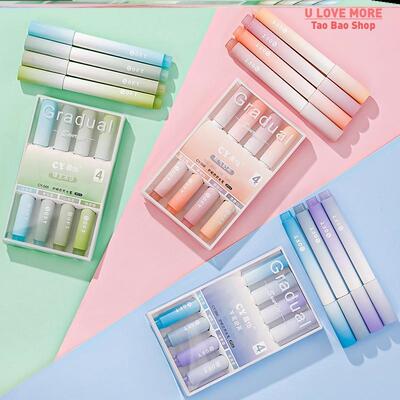 Gradient Eye Protection Oblique Head Highlighter Student Box