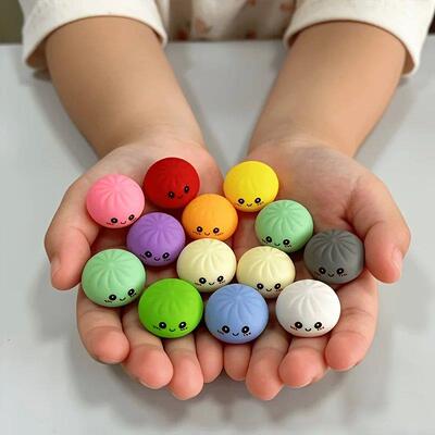 6/12Pcs Dumpling Squishy Toy Set, 2026 New Transformable Bre