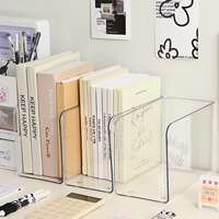 dividing bookends ins book magazine journal holder shelf thumbnail 4