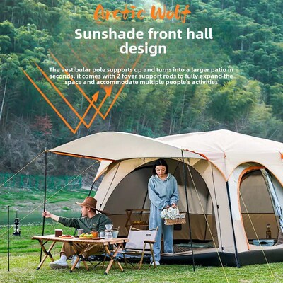 Windproof camping tent 防风露营帐篷