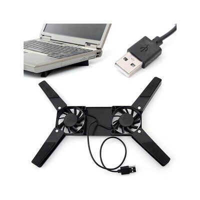 Laptop Cooler Pad Stand Fan USB Notebook Cooling Mat Bracket