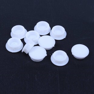 Blanking End Caps 10mm Dia Plastic Round Tubing Tube Inserts