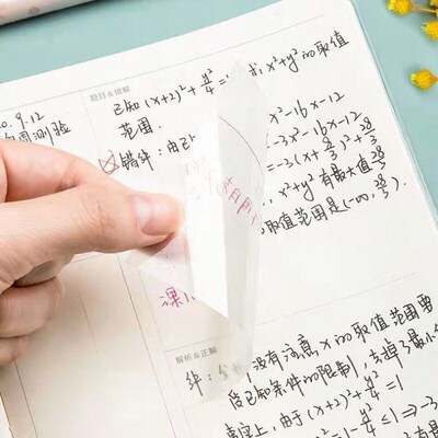 50 Sheets Creative Transparent PET Memo Pad Posted It Sticky