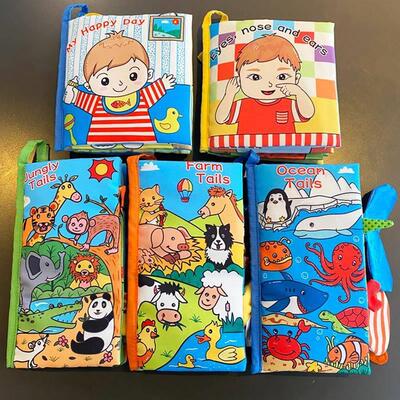 Baby Book Toys for Toddler Newborn Infant Soft Cloth Books Q