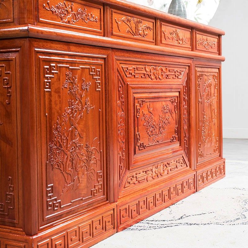 中式实木办公桌椅古写字台榆木书桌中医馆诊桌主管桌书法桌,住宅家具,书桌,淘宝优惠券,粉丝福利购,淘宝优惠卷