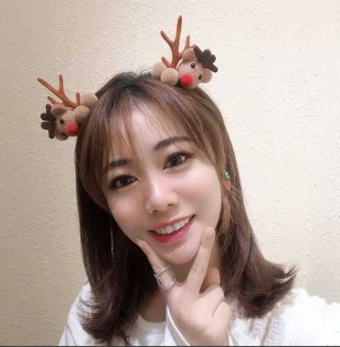 Elk Antler Headband Forest Branch Deer Ear Christmas Party