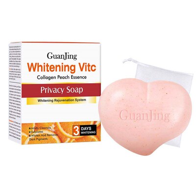 80g Vitamin C Whitening Facial Body Private Part Soap Clean