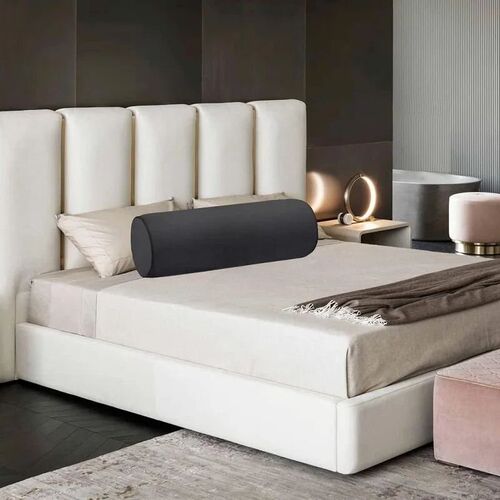 Memory Foam Roll Pillow for Knee/Leg/Neck, Full Moon Bolster