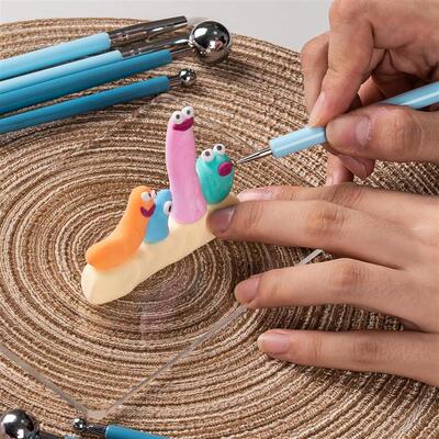 Polymer Modeling Clay Sculpting Tools Dotting Pen Stylus