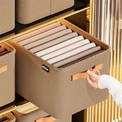 Closets Clothes Container Versatile Trousers Organizer with