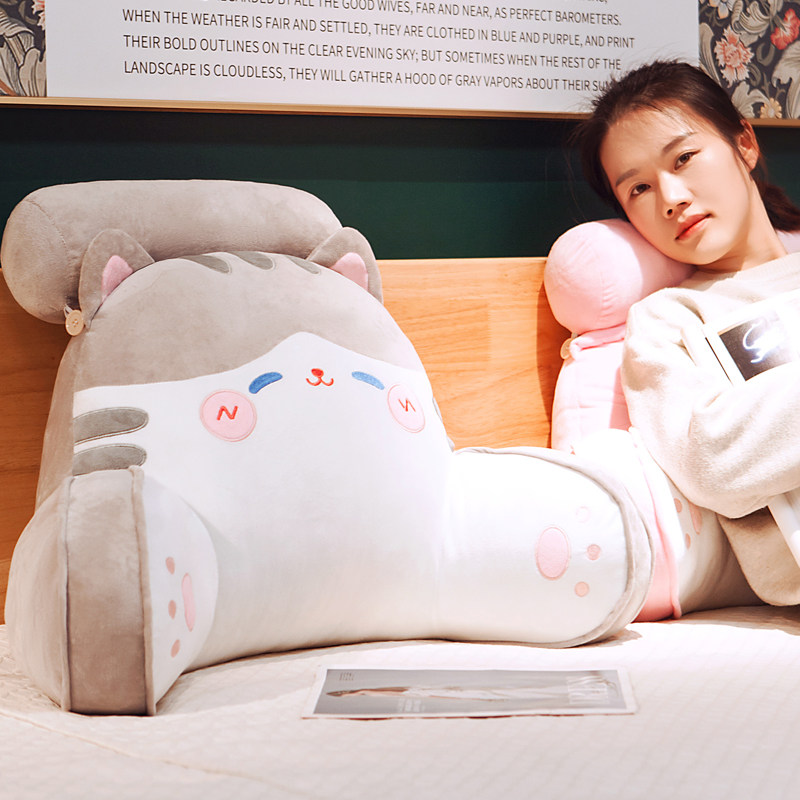 猫咪床头软包大靠背床上儿童床靠枕看书护腰靠垫沙发宿舍学生秋冬,居家布艺,床头靠垫,淘宝优惠券,粉丝福利购,淘宝优惠卷