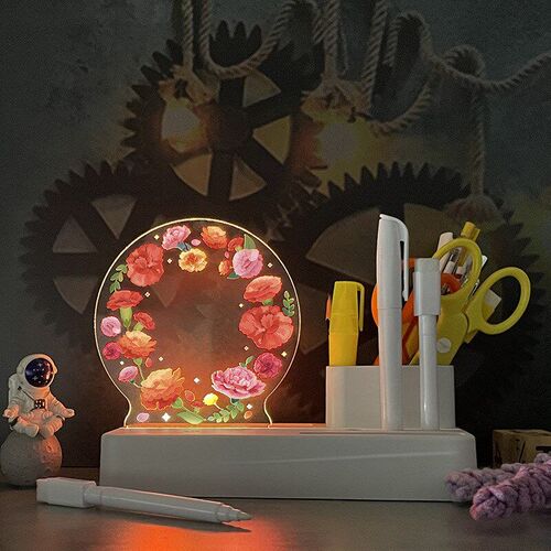 Study Lamp Encouragement Gift Desk DecorPen Holder Lamp Stud