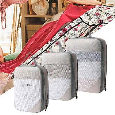Suitcase Organizer Bags 4 Pieces Lightweight Packing