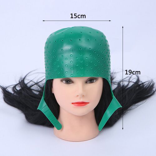 Salon Dye Silicone Cap Hair Dye Hair Highlights Cap Needle R