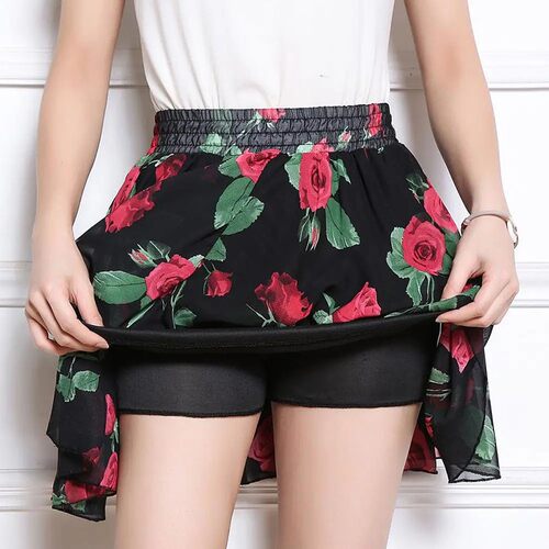 Cute Mini Pleated Summer Skirt Women  New Korean Fashion