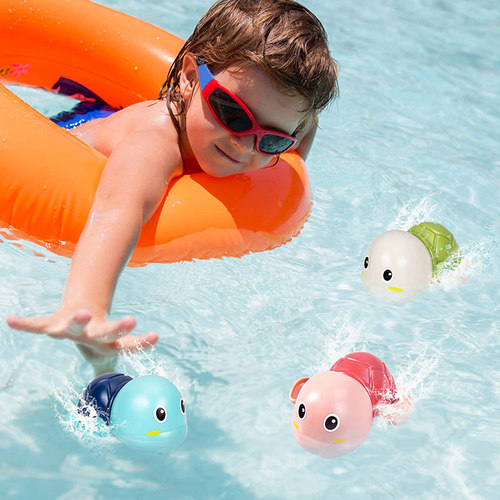 Baby Bath Toys Bathing Cute Swimming Turtle Whale Pool Beach