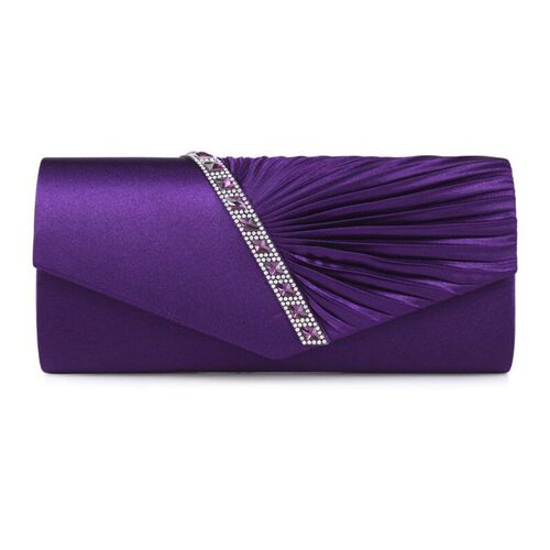 Red Silver Purple Blue Women Evening Rhinestone Bag Party Ba
