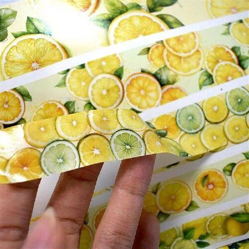 Lemon Stickers For Scraping Flower Scrap Decorative