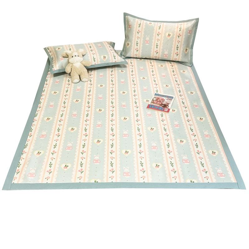 夏天冰丝凉席202新款夏季藤席竹席子可机水洗草席床笠款学生宿舍,床上用品,冰丝席,淘宝优惠券,粉丝福利购,淘宝优惠卷