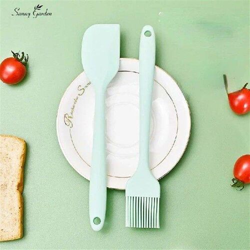 Silicone Cream Baking BBQ Tool Scraper Oil Brush Non Stick