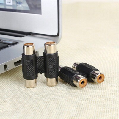 2018 Female to Female Coupler Plug Single Row RCA Audio Vid