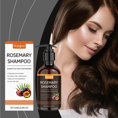 HOEGOA Rosemary Nourishing Care Shampoo Deeply Cleanses Scal
