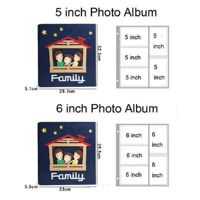 5 Inch 6 Inch 600 Sheets Photo Album Large Capacity Wedding