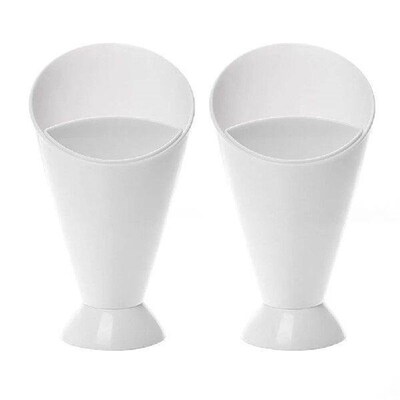 5Pcs High Quality Salad Cup French Fries Holder With Dip