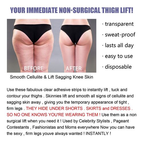 10Pcs Invisible Thin Leg Stickers Fast Lifting Thigh Line Wr