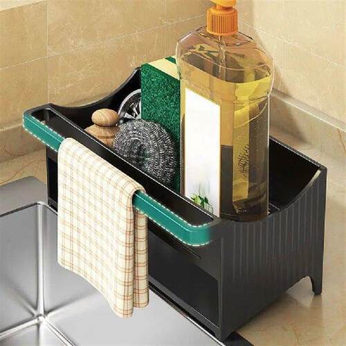 Sponge Holder For Kitchen Sink Brush Holder Dish Cloth
