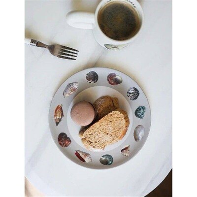 Eco-friendly Bamboo Fiber Dessert Tray, Suitable for