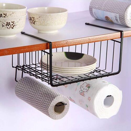 Kitchen Wrought Iron Storage Organizer Racks Closet Cabinet