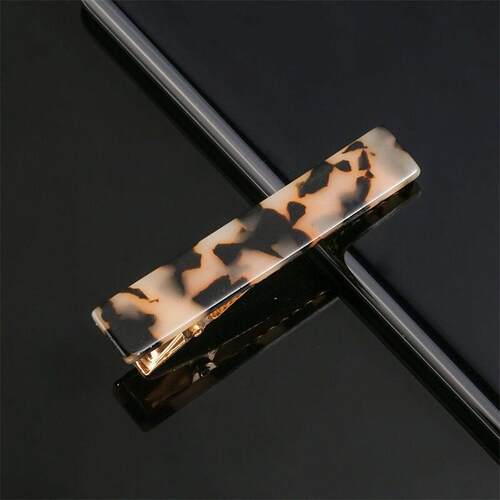 Fashion Women Metal Acetate Hair Pin Clip Leopard Hair Clip
